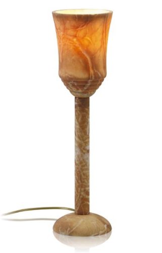 Alabasterlampe Elegance 45 Terra - Original ALATURA Alabaster Tischlampe Alabasterleuchte
