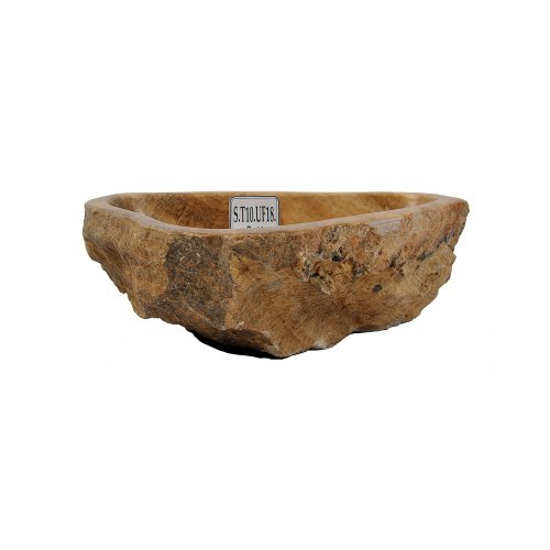 Wohnfreuden Onyx Marmor Waschbecken nussbraun 47*35*15cm5