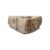 Wohnfreuden Onyx Waschbecken weiss-grau 44*48*18cm4