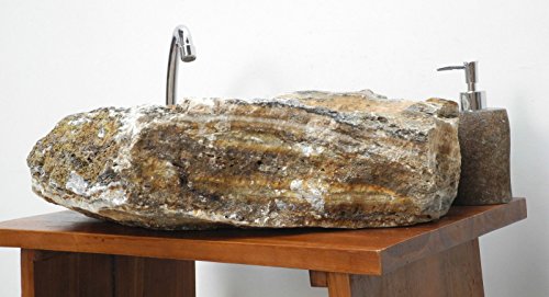 Alabaster Waschbecken Stein Becken Basin Bad Waschschale Waschtisch AL122