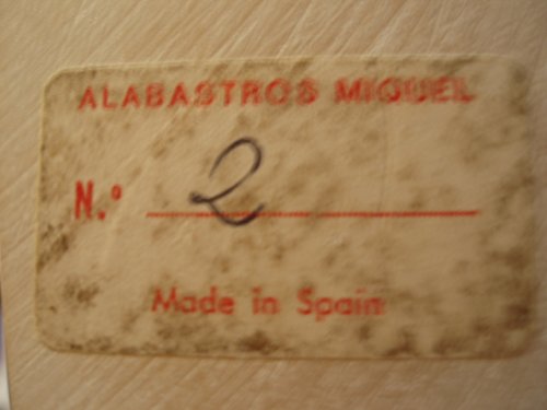 ALABASTER Elefant Alabastros Miquel 18 cm4