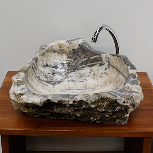 Steinwaschbecken Handwaschbecken Waschbecken Waschtisch Basin Natur Stein Onyxmarmor Alabaster Naturstein AL1665