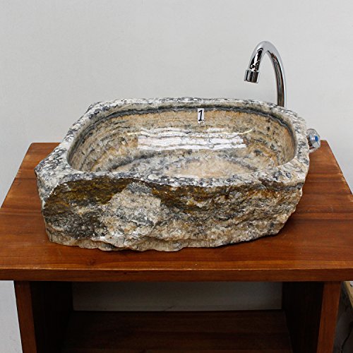 Onyxmarmor Naturstein Waschbecken Basin Natur Stein Handwaschbecken Steinwaschbecken Waschtisch Alabaster AL1621
