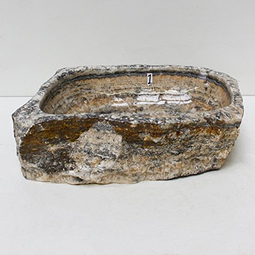 Onyxmarmor Naturstein Waschbecken Basin Natur Stein Handwaschbecken Steinwaschbecken Waschtisch Alabaster AL1624