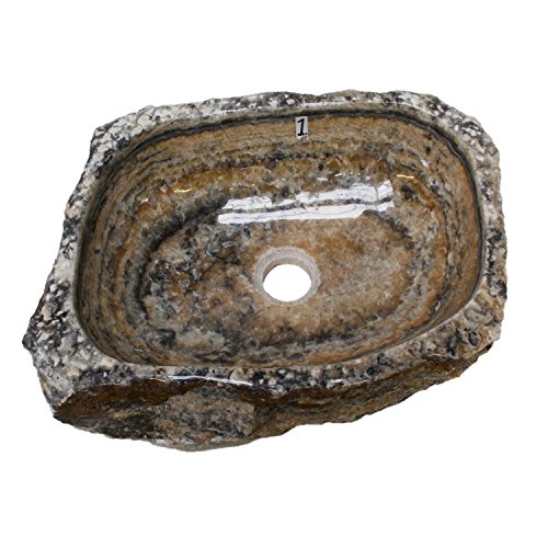Onyxmarmor Naturstein Waschbecken Basin Natur Stein Handwaschbecken Steinwaschbecken Waschtisch Alabaster AL1622