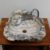 Steinwaschbecken Handwaschbecken Waschbecken Waschtisch Basin Natur Stein Onyxmarmor Alabaster Naturstein AL1666
