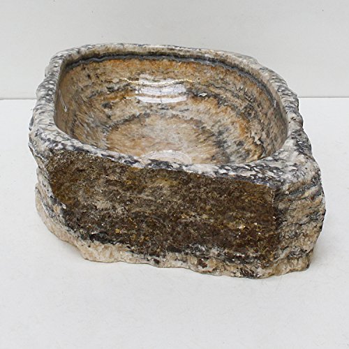 Onyxmarmor Naturstein Waschbecken Basin Natur Stein Handwaschbecken Steinwaschbecken Waschtisch Alabaster AL1623