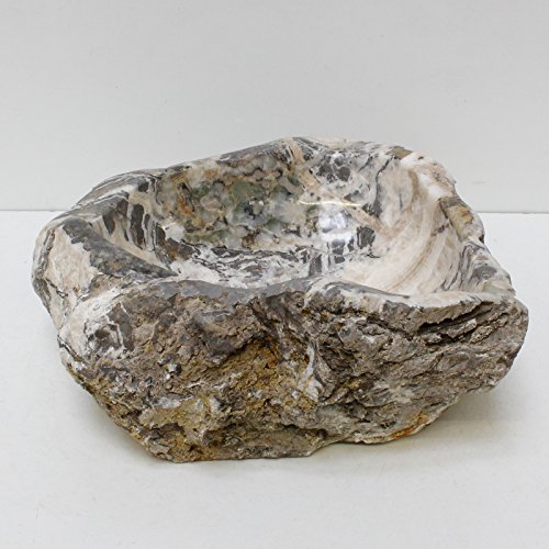 Steinwaschbecken Handwaschbecken Waschbecken Waschtisch Basin Natur Stein Onyxmarmor Alabaster Naturstein AL1661