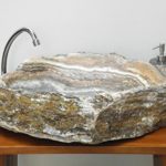 Alabaster Waschbecken Stein Becken Basin Bad Waschschale Waschtisch AL12